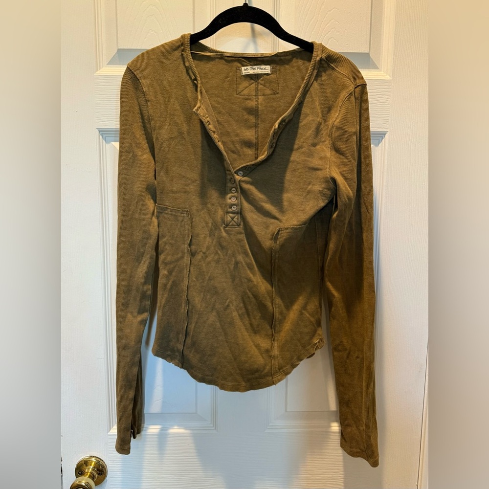 Free People We The Free Mareea Thermal Henley Top M